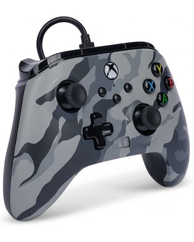 Controller PowerA - Enhanced, cu fir, pentru Xbox One/Series X/S, Arctic Camo - 2